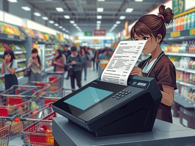 收银机的打印机小票不清楚