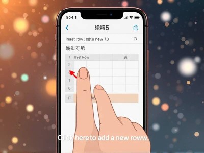 苹果手机wps表格怎么添加一行