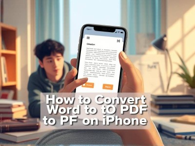 苹果手机word转pdf怎么转换