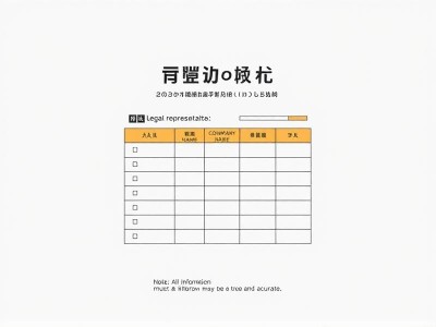 工会法人资格登记申请表填写模板