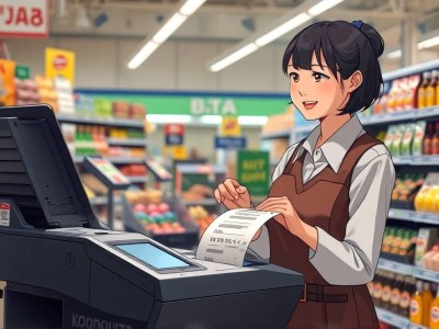 收银小票打印机怎么装纸