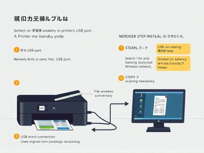 台式电脑怎样连接打印机扫描