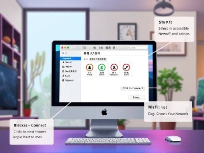 台式苹果电脑怎么连接wifi