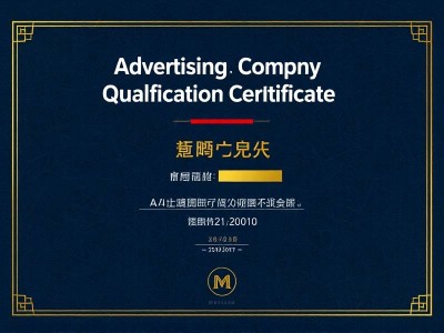 广告公司资质证书