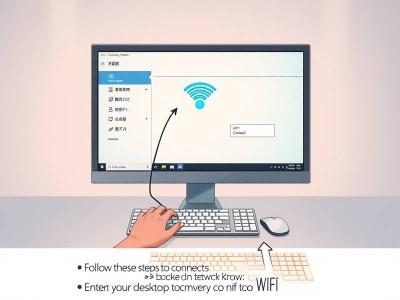 台式电脑连wifi怎么连