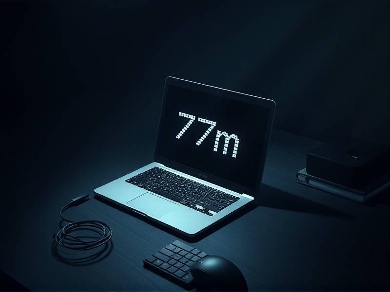 电脑开机显示一串英文 77m