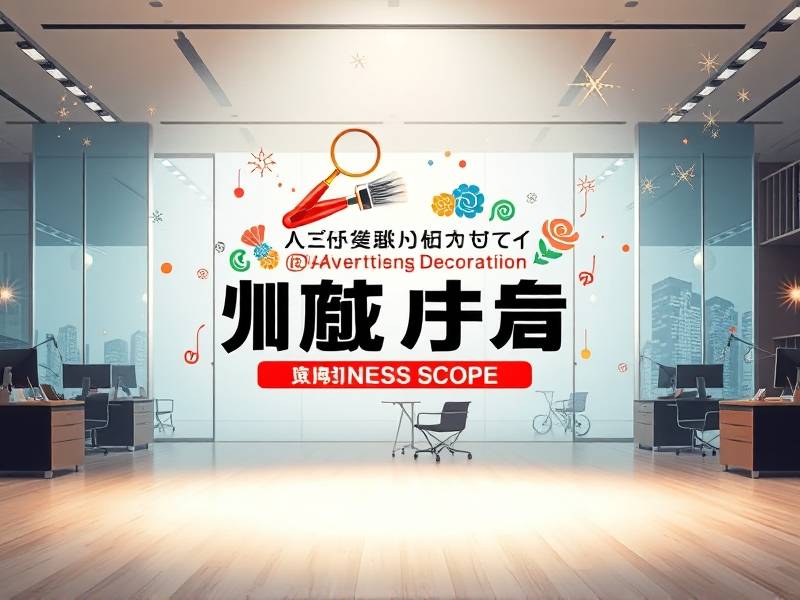 广告装饰有限公司经营范围