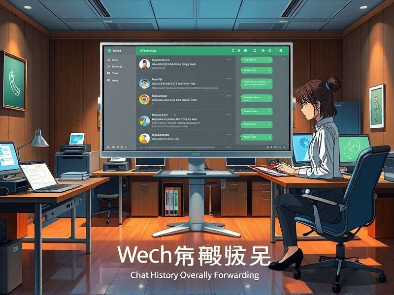 企业微信聊天记录整体转发