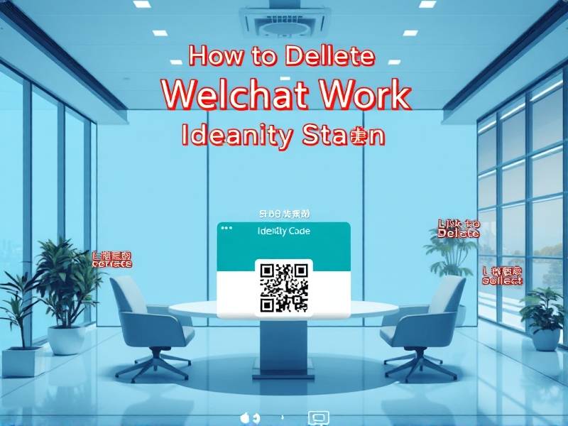 企业微信身份码照片怎么删除