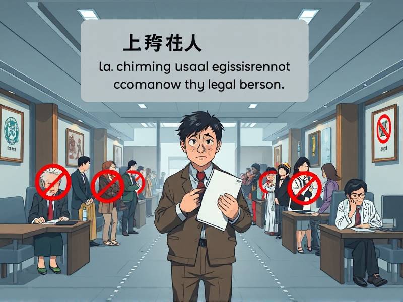 哪些人不能注册公司法人资格
