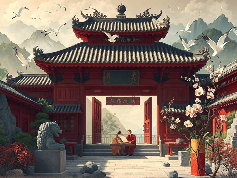 教育公司起名字带古文