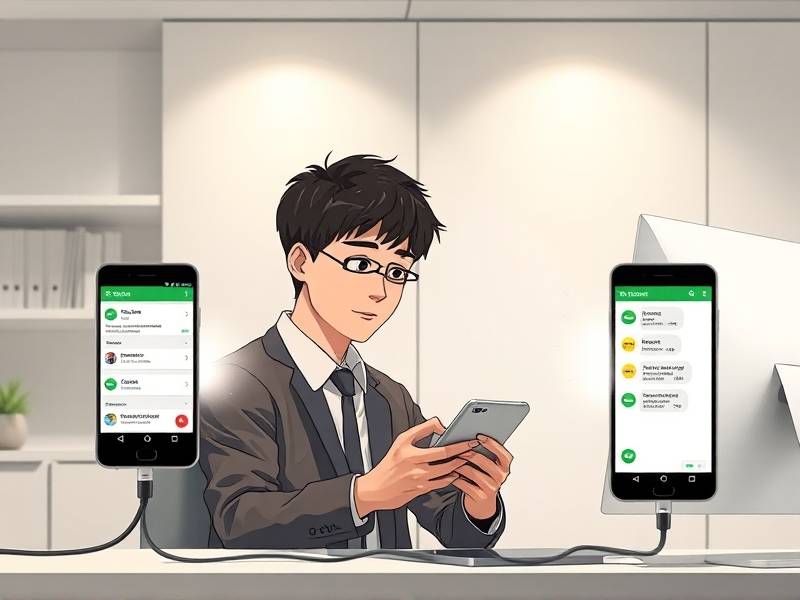数据线迁移微信聊天记录